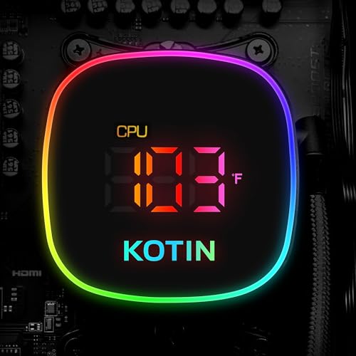 KOTIN-G60B-Prebuilt-Gaming-PC-GeForce-RTX-5070-12GB-GDDR7-AMD-Ryzen-7-9700X-32GB-DDR5-6000MHz-1TB-PCIe-40-SSD-360mm-Liquid-Cooler-113-Inch-Smart-Display-WiFi-7-ARGB-Tower-for-4K-Gaming-0-3