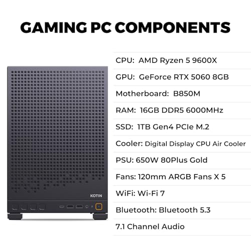 KOTIN-Prebuilt-Gaming-PC-Desktop-AMD-Ryzen-5-9600X-up-to-54GHz-GeForce-RTX-5060-8GB-16GB-DDR5-6000-1TB-PCIe-40-NVMe-SSD-650W-80-Gold-PSU-WiFi-7-Win-11-Home-1080p1440p-Gaming-Tower-0-1
